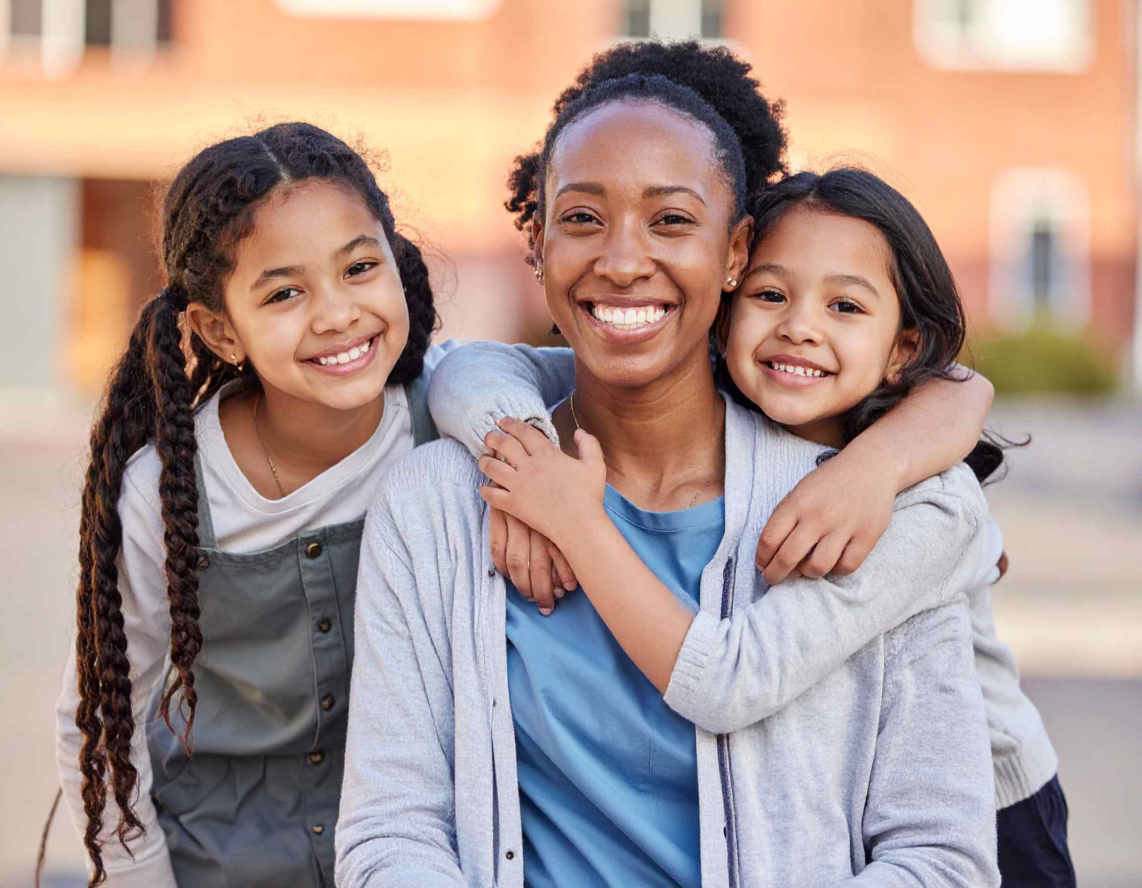 A child exploring a forest path.